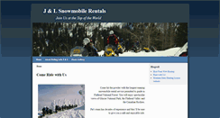 Desktop Screenshot of jandlsnowmobile.com